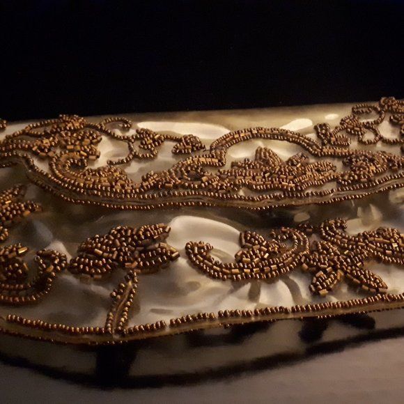 Rare Vintage 1940's Handmade Clear Clutch - Picture 2 of 16